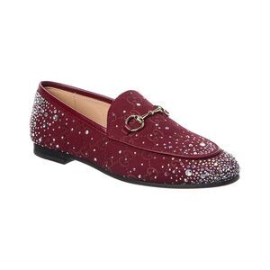 Gucci Jordaan Gg Canvas Loafer, Red
